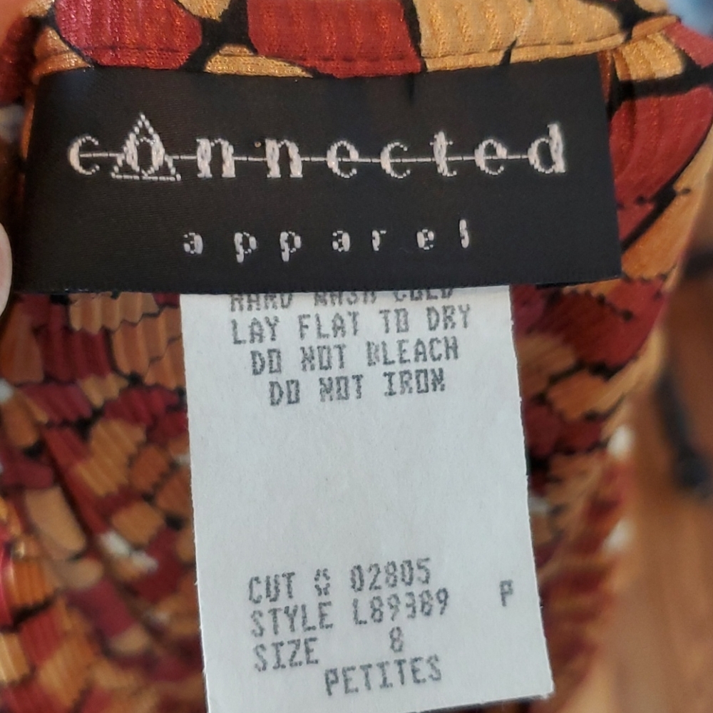 Connected apparel crinkle knit shift dress, 8P - Picture 8 of 9